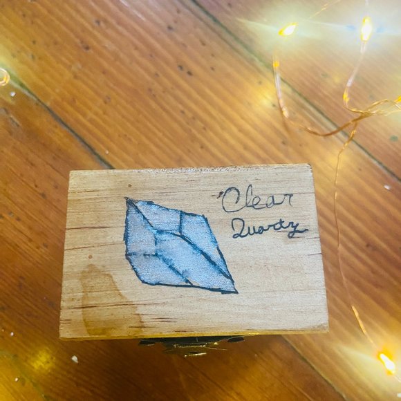 Clear Quartz Crystal Sprite Box